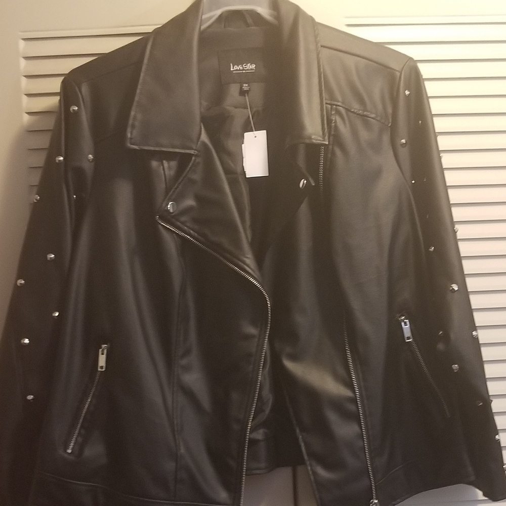 Black studded jacket